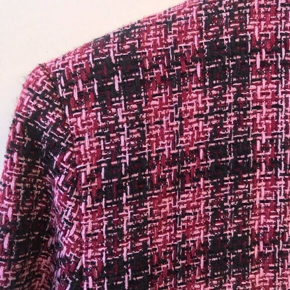 Briggs Pink Tweed Lined Blazer Petite Medium - Picture 8 of 8